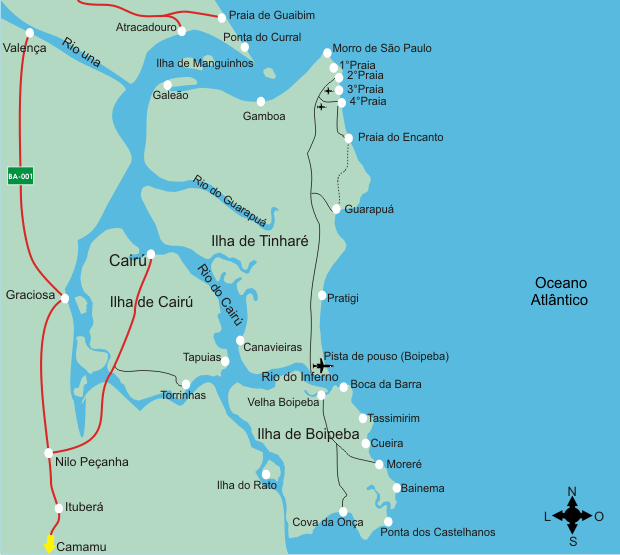 RêVivendo Viagens: Onde ficar na Ilha de Boipeba: Velha Boipeba ou Moreré?