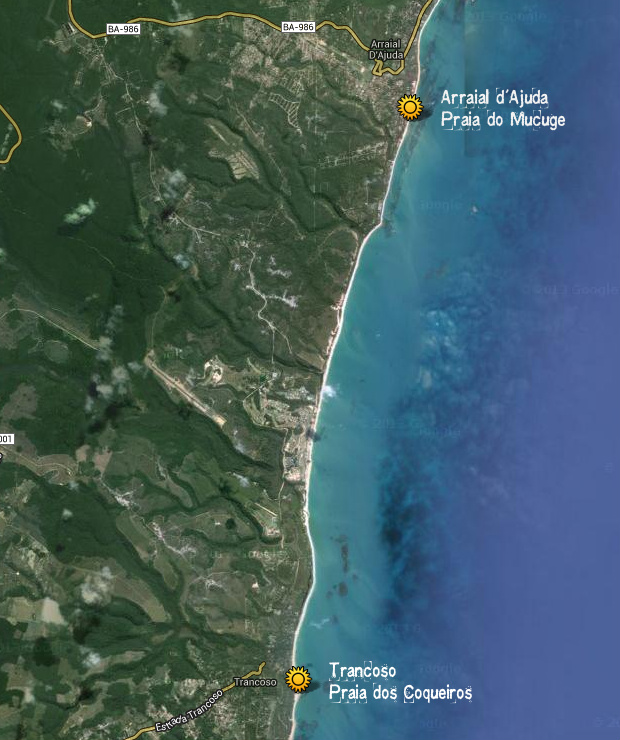 Caminhada de Arraial d'Ajuda até Trancoso - Porto Seguro, Bahia