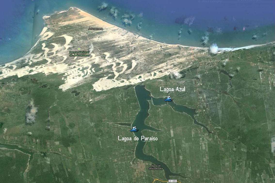 Jericoacoara: Lagoa do Paraíso e Lagoa Azul – Passeio Litoral Leste
