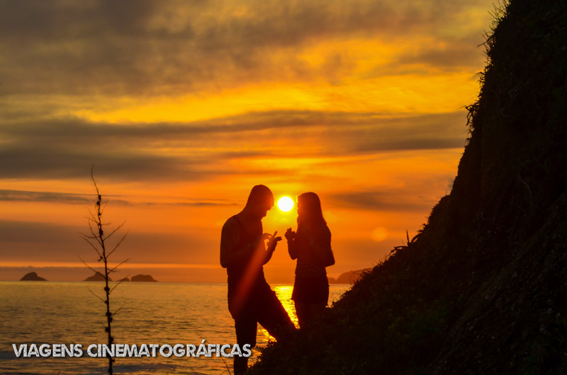 Pôr do sol no Arpoador e Praia de Ipanema