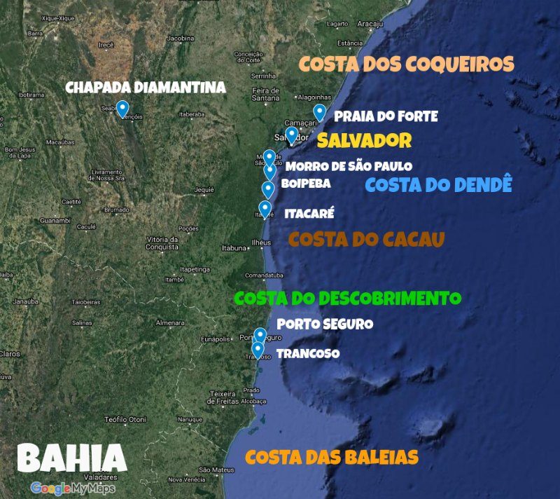 O que fazer na Bahia: Principais Regiões Turísticas