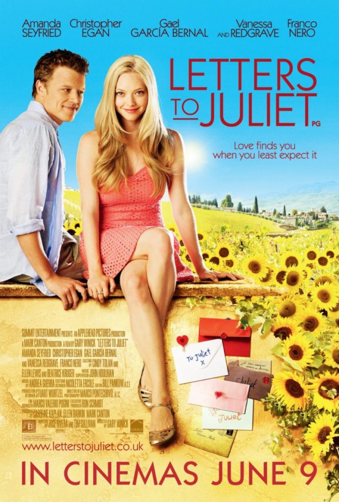 O filme Cartas para Julieta é um desses filmes de viagem deliciosos: as locações incluem Verona e alguns lugares belíssimos na Toscana