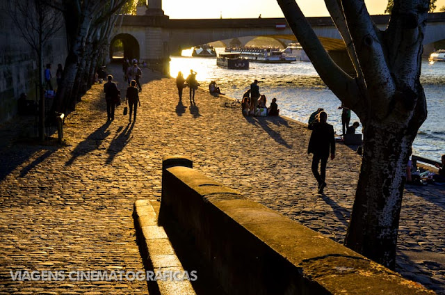 A Paris do filme Antes do Pôr do Sol: às margens do Rio Sena