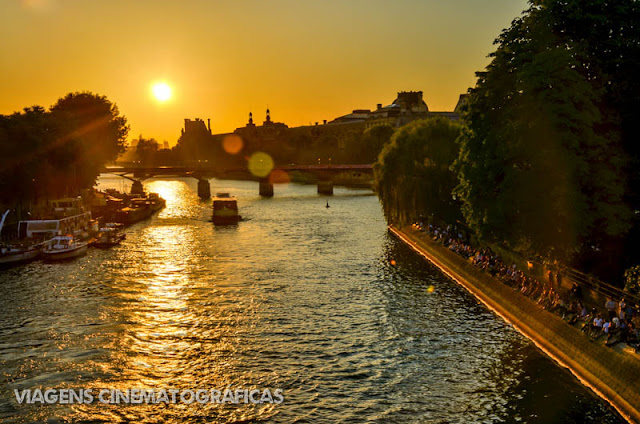 A Paris do filme Antes do Pôr do Sol: às margens do Rio Sena