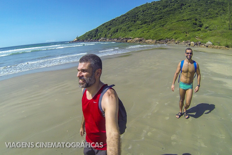 Trilha de Garopaba até Praia do Rosa - Praias de Santa Catarina