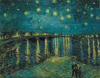 Vincent Van Gogh: "Noite estrelada sobre o Rio Rhône" (1988, Musée d'Orsay)