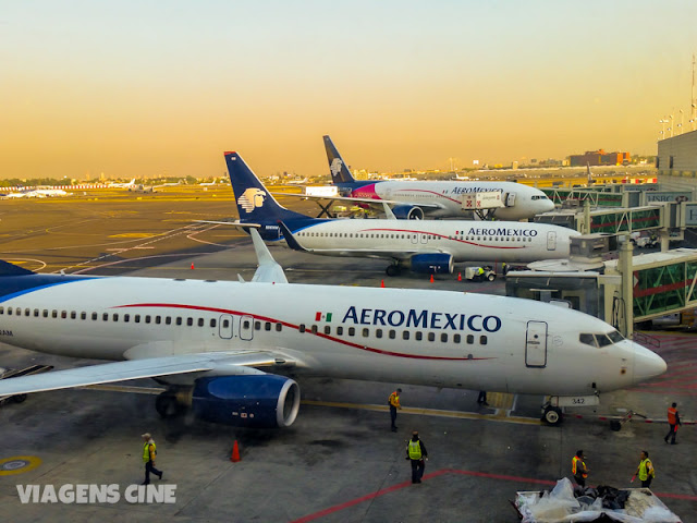 Como ir para o México: voando de Aeromexico