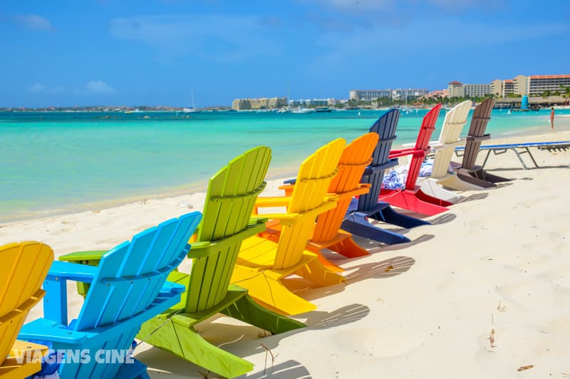 Aruba - Melhores Praias: Palm Beach