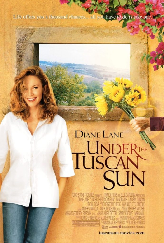 Cartaz do filme "Sob o Sol da Toscana", que inspirou nossa viagem na Toscana