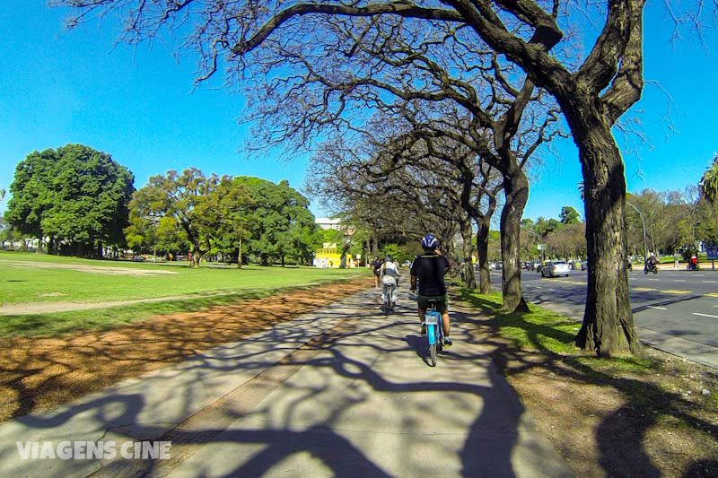 Passeando de bike em Buenos Aires