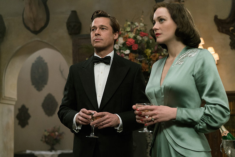 Filme Aliados: Brad Pitt e Marion Cotillard