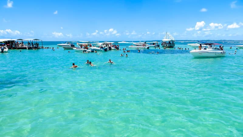 PRAIA DE GARAPUÁ: Passeio em Morro de São Paulo - Bahia