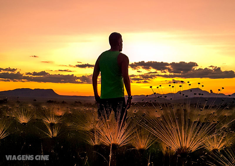 Pôr do sol na Chapada dos Veadeiros