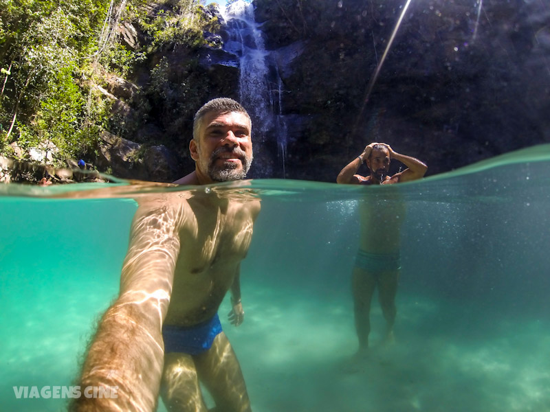 Cachoeira Santa Bárbara e Cachoeira da Capivara: Chapada dos Veadeiros, Cavalcante