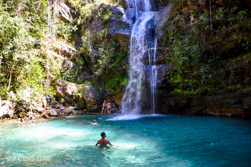 Cachoeira Santa Bárbara e Cachoeira da Capivara: Chapada dos Veadeiros, Cavalcante