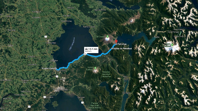 Saltos de Petrohué e Passeio de Barco no Lago de Todos os Santos: Puerto Varas e Lagos Andinos, Chile