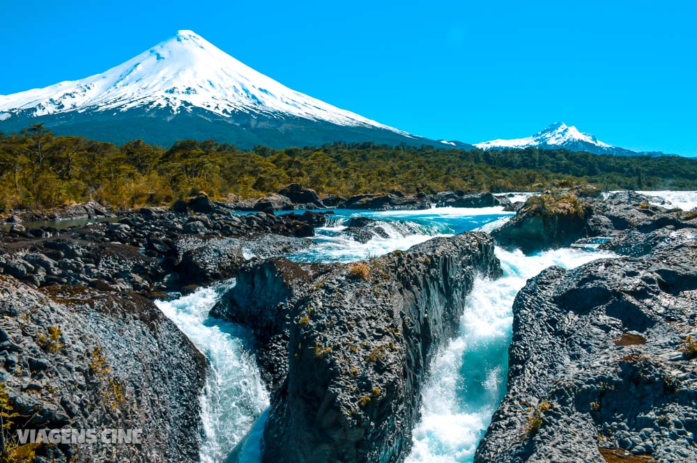 Saltos de Petrohué e Passeio de Barco no Lago de Todos os Santos: Puerto Varas e Lagos Andinos, Chile