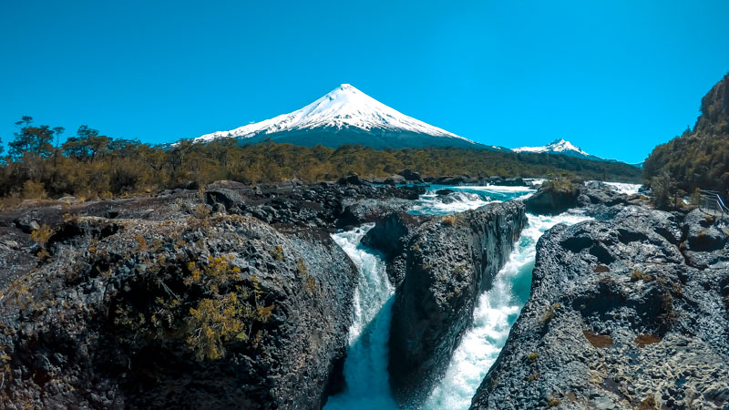 Saltos de Petrohué e Passeio de Barco no Lago de Todos os Santos: Puerto Varas e Lagos Andinos, Chile