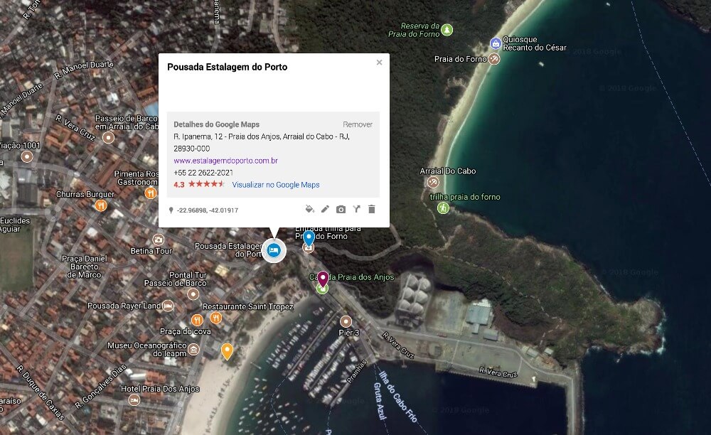 Pousada Barata em Arraial do Cabo - Praia dos Anjos: Pousada Estalagem do Porto