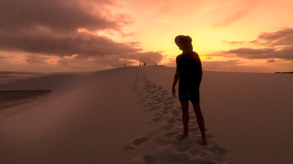 Passeios no Lençóis Maranhenses: Nascer do Sol nas Dunas e Passeio de Barco no Rio Preguiças até o Povoado de Marcelino