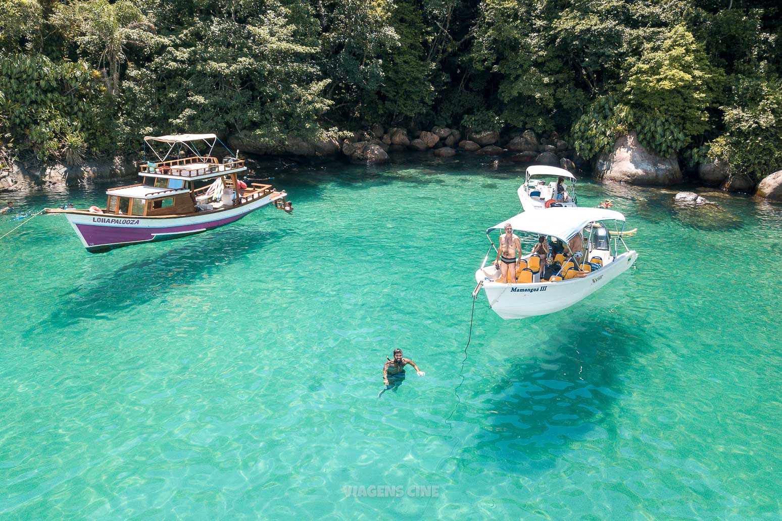 barco tour paraty