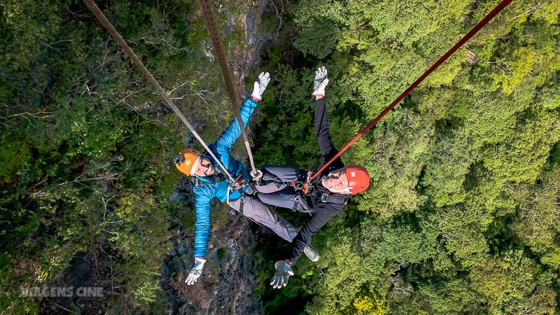 O que fazer em Bonito MS: Dicas e Roteiro de Viagem - Rapel na Cachoeira Boca da Onça