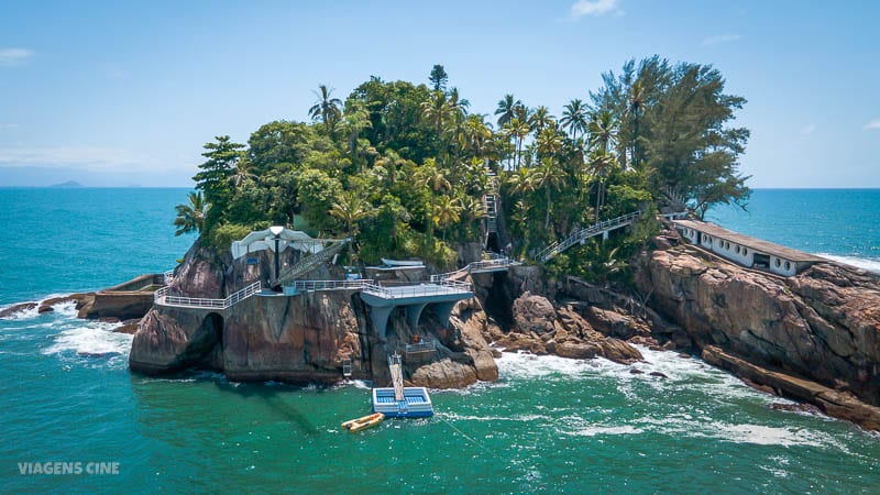 Ilha dos Arvoredos, no Guarujá