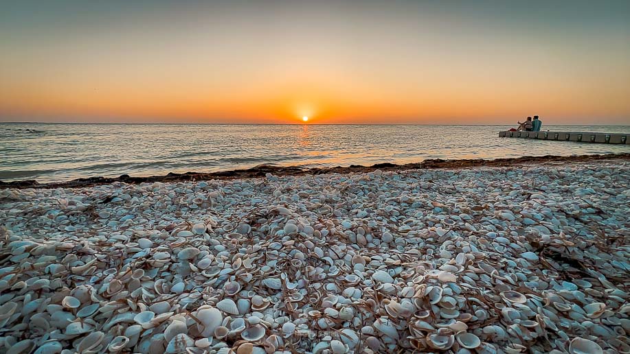 Pôr do sol em Punta Cocos