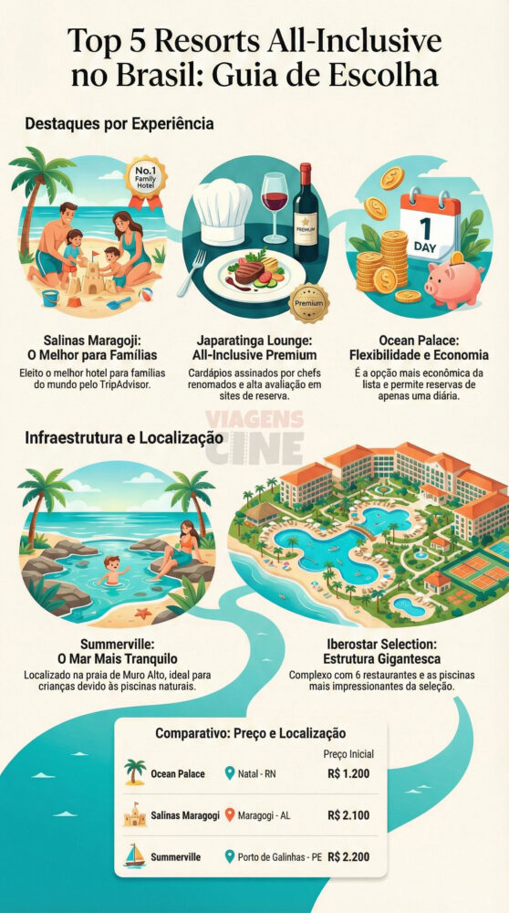 Melhores Resorts All Inclusive no Brasil