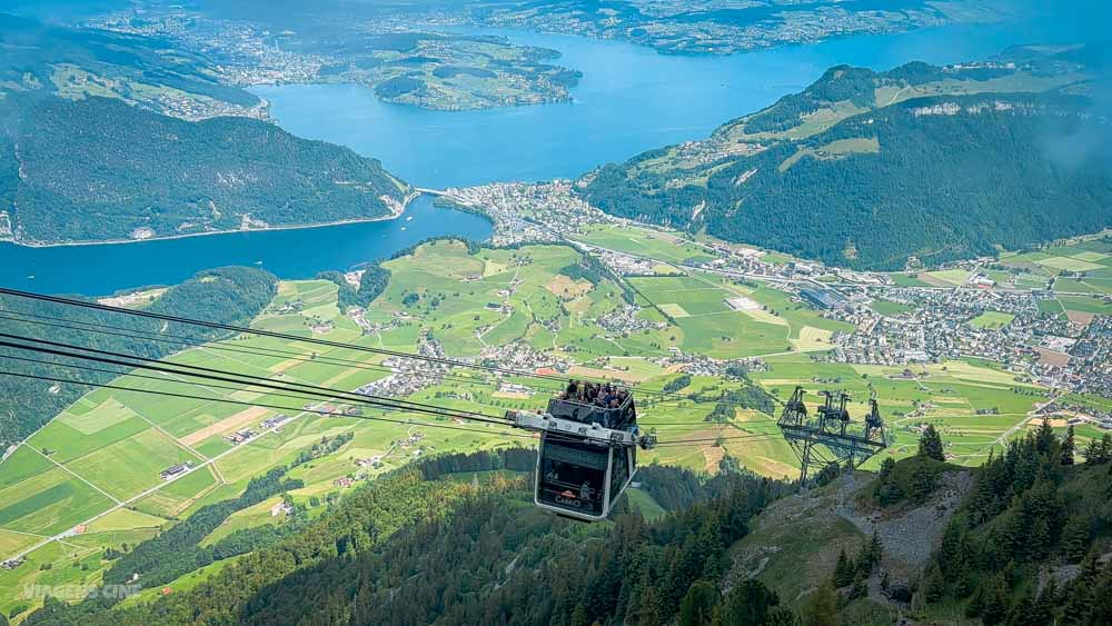 O que fazer em Zurique, Lucerna: Stanserhorn e o teleférico CabriO